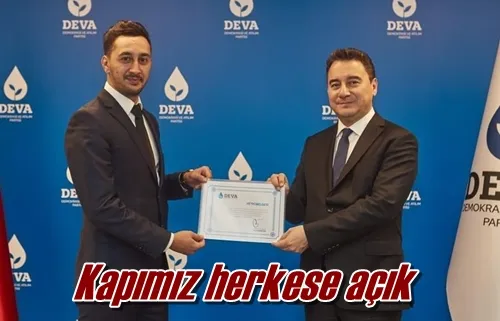 Kapımız herkese açık