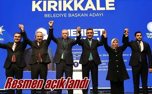 Resmen açıklandı