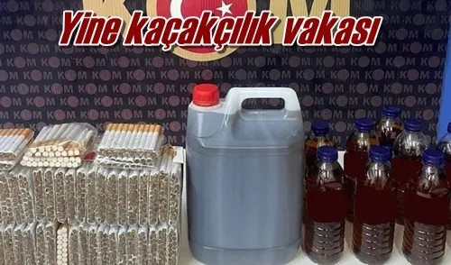 Yine kaçakçılık vakası