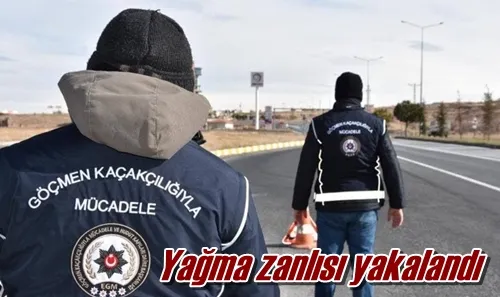 Yağma zanlısı yakalandı