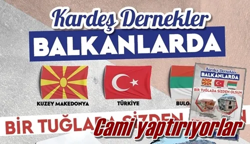 Cami yaptırıyorlar