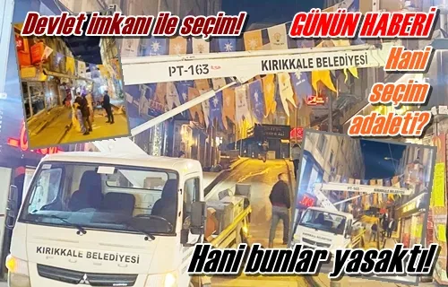 Hani bunlar yasaktı!