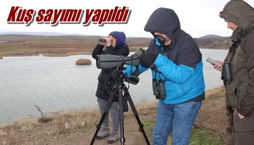 Kuş sayımı yapıldı