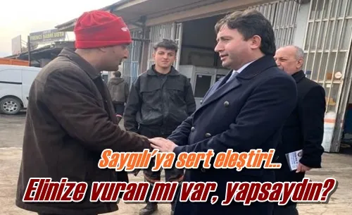 Elinize vuran mı var