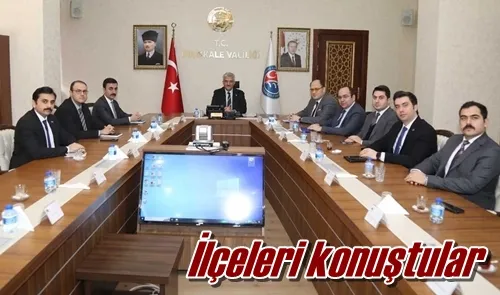 İlçeleri konuştular