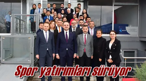 Spor yatırımları sürüyor