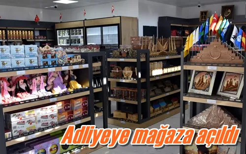 Adliyeye mağaza açıldı