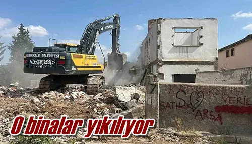 O binalar yıkılıyor