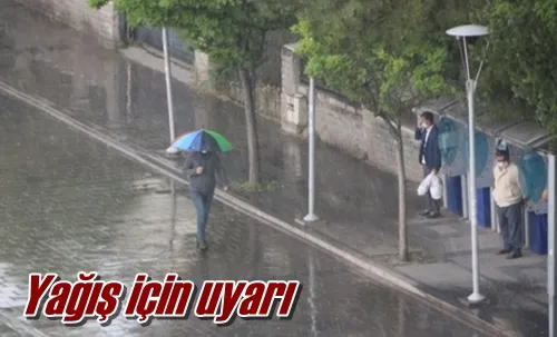 Yağış için uyarı