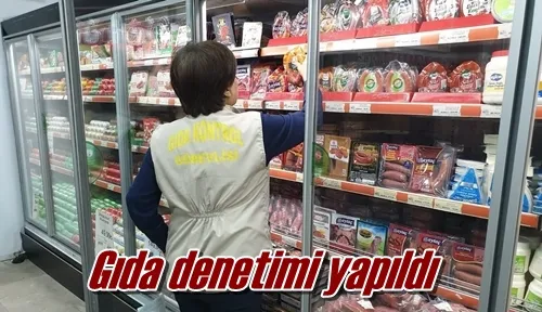 Gıda denetimi yapıldı