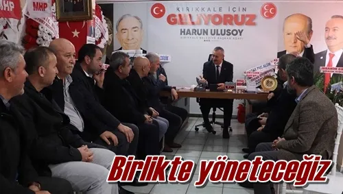 Birlikte yöneteceğiz