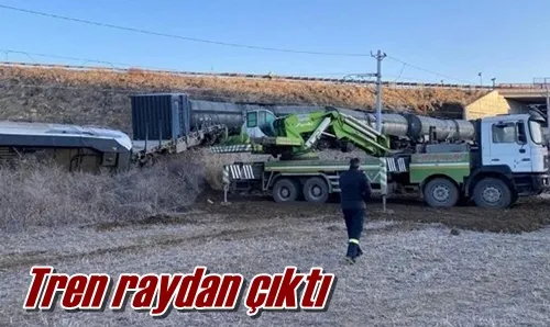 Tren raydan çıktı