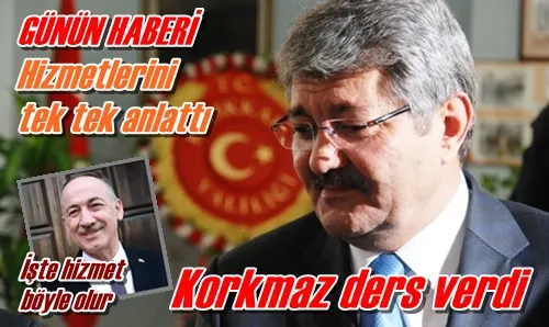 Korkmaz ders verdi