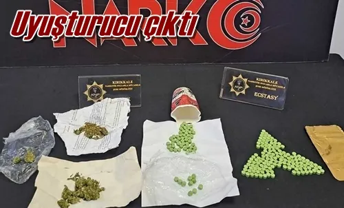 Uyuşturucu çıktı
