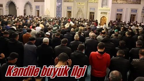 Kandile büyük ilgi