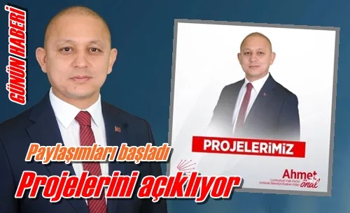 Projelerini açıklıyor