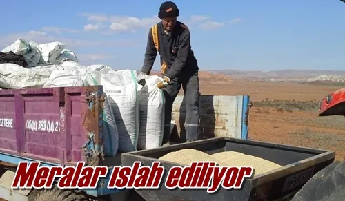 Meralar ıslah ediliyor