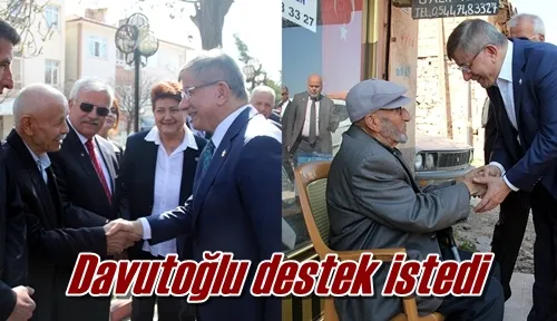 Davutoğlu destek istedi