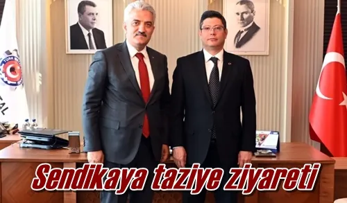 Sendikaya taziye ziyareti