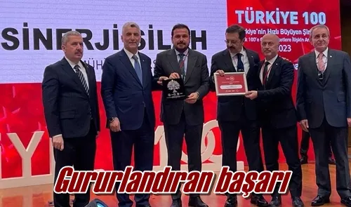 Gururlandıran başarı