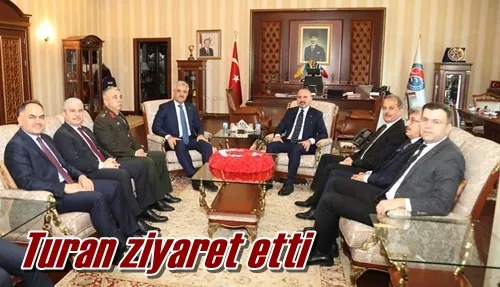 Turan ziyaret etti