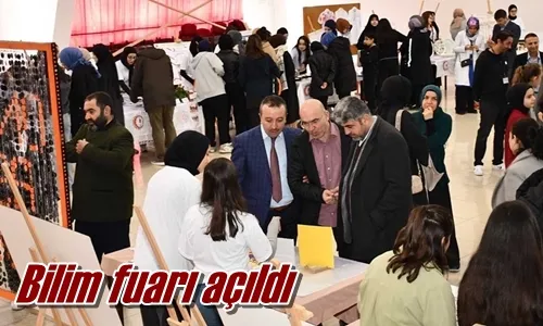 Bilim fuarı açıldı