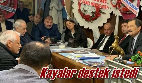 Kayalar destek istedi