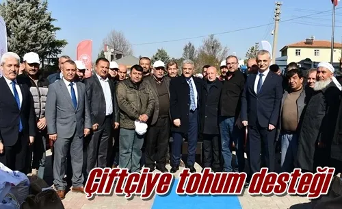 Çiftçiye tohum desteği