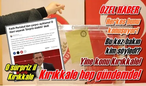 Kırıkkale hep gündemde!