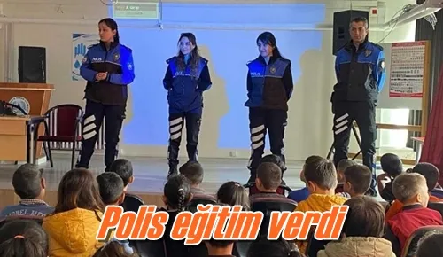 Polis eğitim verdi