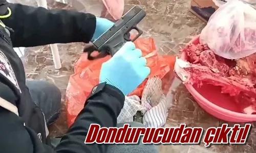 Dondurucudan çıktı!