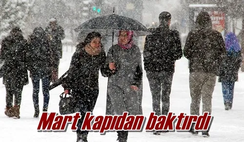 Mart kapıdan baktırdı