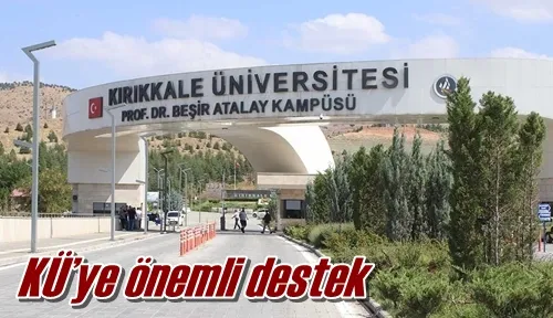 KÜ’ye önemli destek