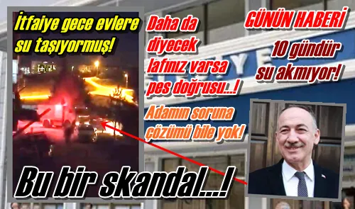 10 gündür su akmıyor!