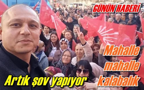 Artık şov yapıyor