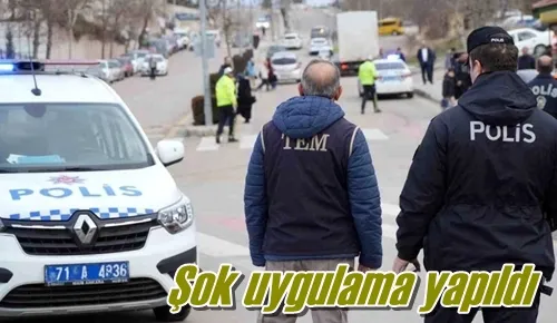 Şok uygulama yapıldı