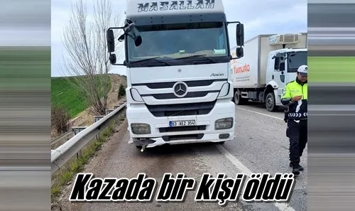 Kazada bir kişi öldü