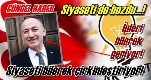 İpleri bilerek geriyor!