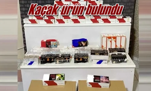 Kaçak ürün bulundu