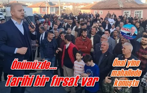 Tarihi bir fırsat var