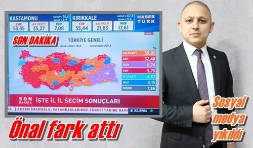 Önal fark attı