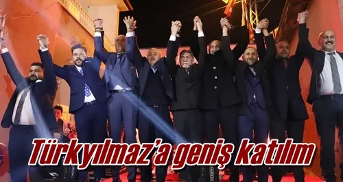 Türkyılmaz’a geniş katılım