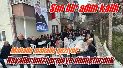 Son bir adım kaldı