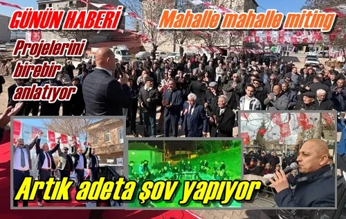 Artık adeta şov yapıyor