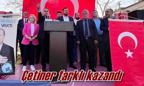 Çetiner farklı kazandı