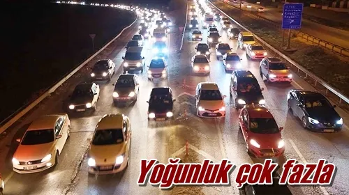 Yoğunluk çok fazla