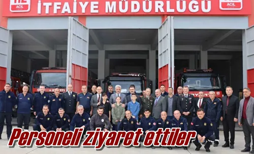 Personeli ziyaret ettiler