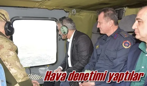 Hava denetimi yaptılar