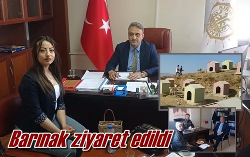 Barınak ziyaret edildi