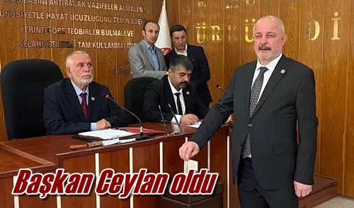 Başkan Ceylan oldu